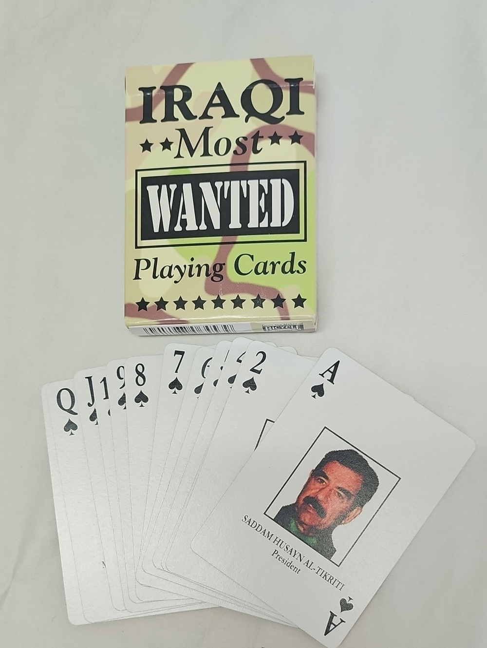 Iraqi Most Wanted Playing Cards - Complete Deck